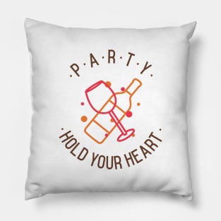 Party Hold Your Heart Pillow