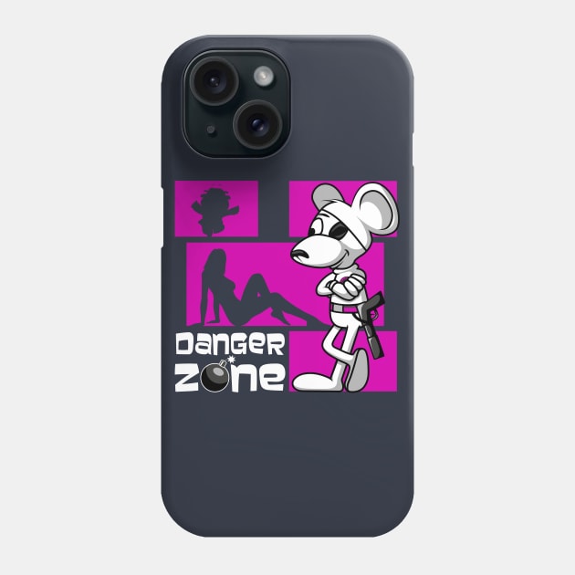 Danger Zone Phone Case by SwanStarDesigns