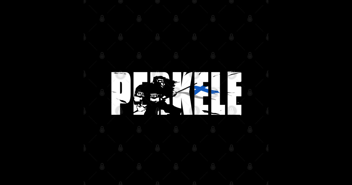 Perkele Perkele Sticker TeePublic