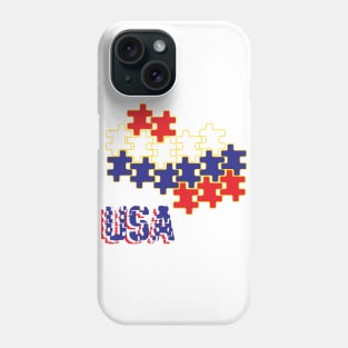 Map Of The United States Of America Phone Case