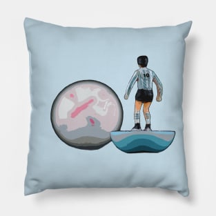 Subbuteo inspired Diego 10 Pillow