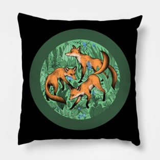 Fox Triad Pillow