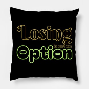 Uncompromising Spirit: Losing is not an option. The Power of Belief Pillow