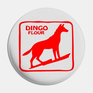 Dingo Flour Icon Pin