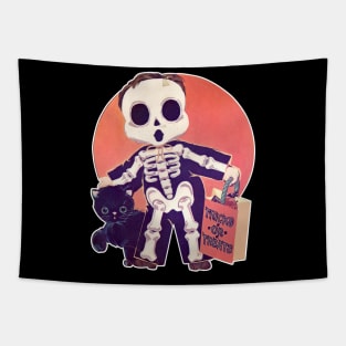 Skeleton Kid Tapestry