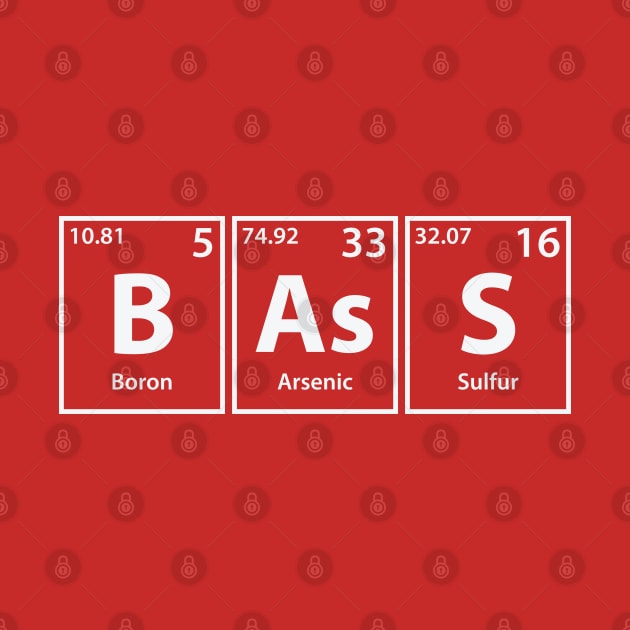 Bass (B-As-S) Periodic Elements Spelling by cerebrands