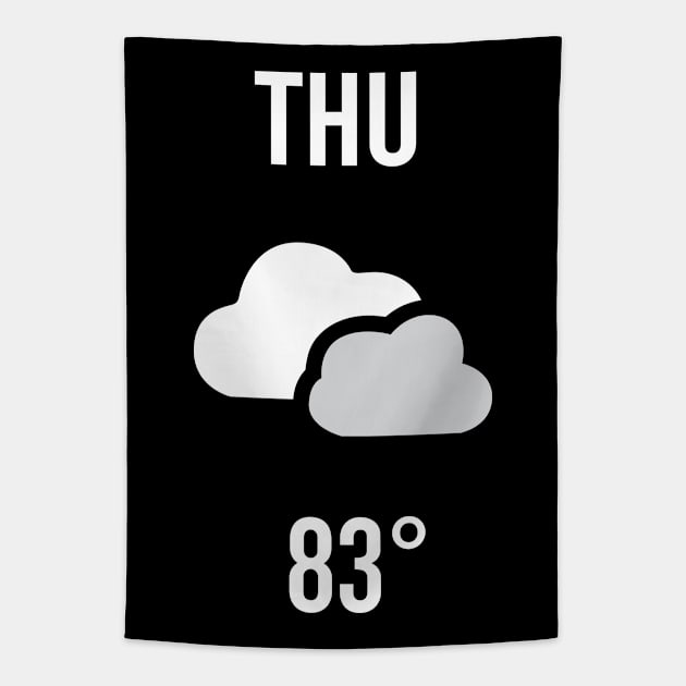 Thursday Weather Costume Tapestry by DetourShirts