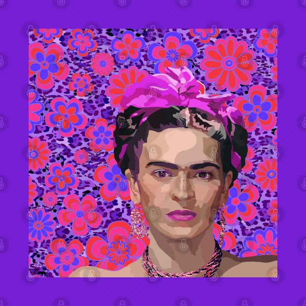 Frida in Purple by Lynndarakos