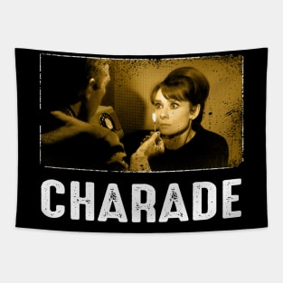 Regina Lampert's Intrigue Charades Movie-Inspired Couture Graphic T-Shirt Tapestry