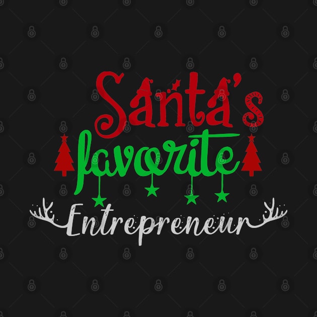 I am an entrepreneur ceo funny entrepreneurship santa merch by Houseofwinning