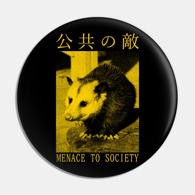 Menace to Society Opossum Pin by giovanniiiii