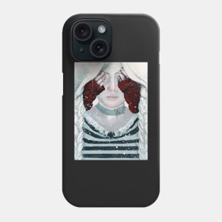 Little Red Riding Hood steampunk Illustration Phone Case