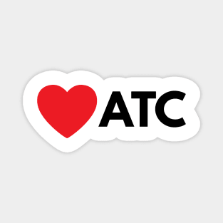 I Love ATC (Air Traffic Control) Magnet