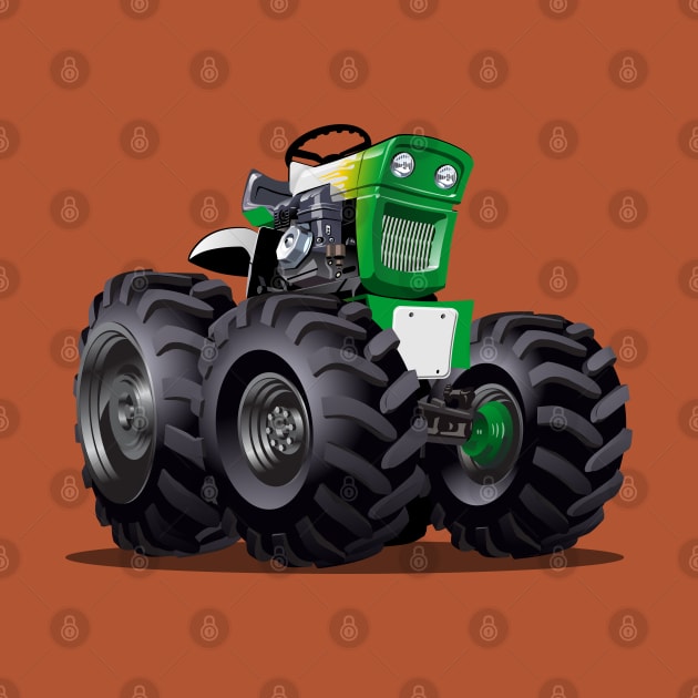 Cartoon Tractor by Mechanik