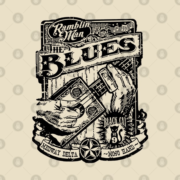 Ramblin' Man, The Blues by CosmicAngerDesign