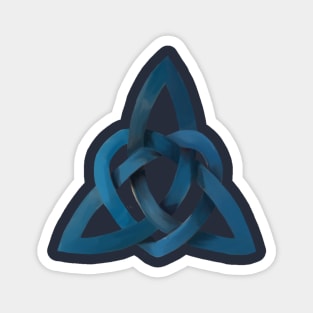 Blue Love Triquetra Magnet