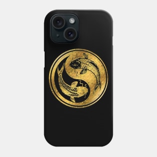 Yin Yang Golden Koi Phone Case