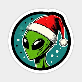 christmas alien Magnet