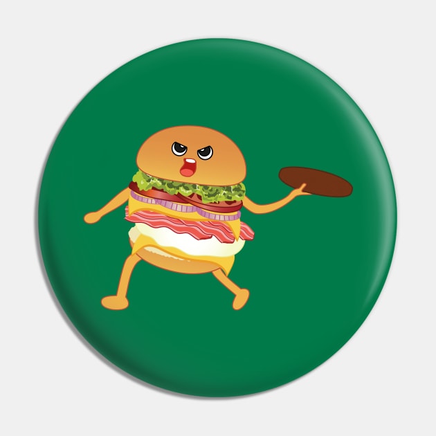 Angry Burger Pin by chyneyee