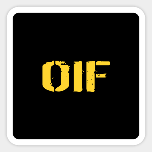 Oif Stickers Teepublic