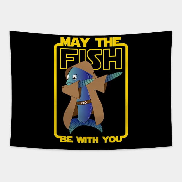 May the Fish be with You Tapestry by PEHardy Design