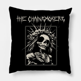 the chainsmokers spooky bride Pillow