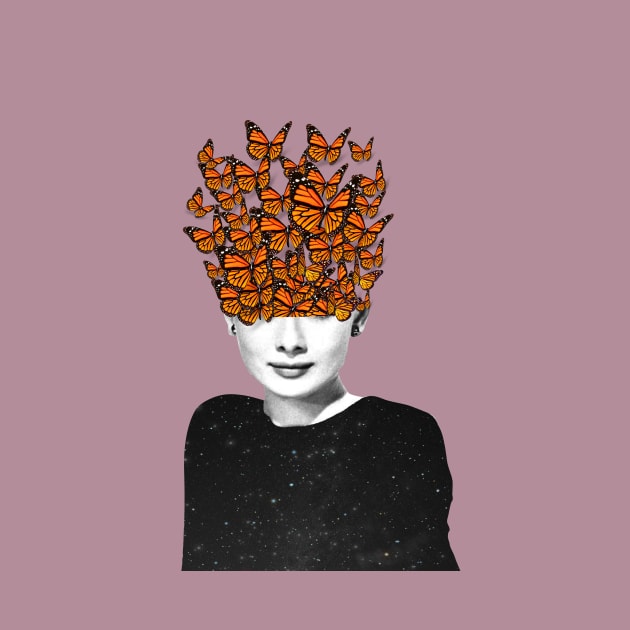 Butterfly lady by CollageSoul