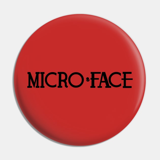 Micro Face Pin by CoverTales