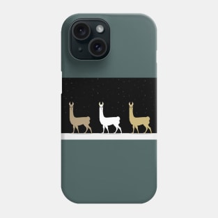 THREE L LLAMAS Phone Case