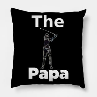 The Golfing Papa Pillow