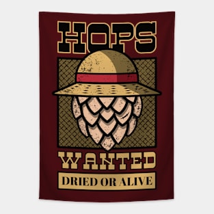 Pirate Beer Hops with Straw Hat Tapestry