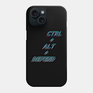 CTRL+ALT+DEFEND (Colorfull): A Cybersecurity Design Phone Case