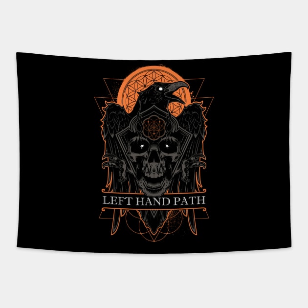 Left Hand Path Tapestry by BlackRavenOath