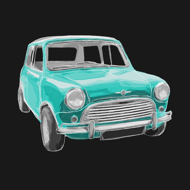 Classic Mini Chalk Light Blue by jdm1981