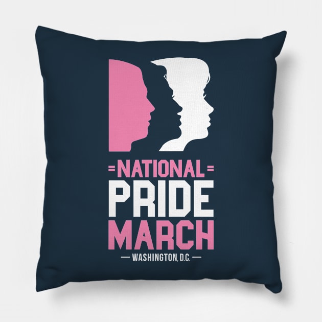National Pride March Washington | LGBT | Political Trending Pillow by AbigailAdams