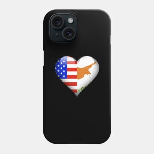 Half American Half Cypriot - Gift for Cypriot From Cyprus Phone Case