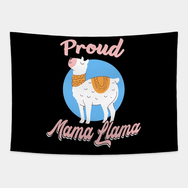Mama llama gift Tapestry by Foxxy Merch
