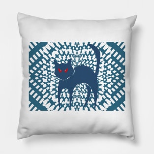 kaleidoscope cat Pillow