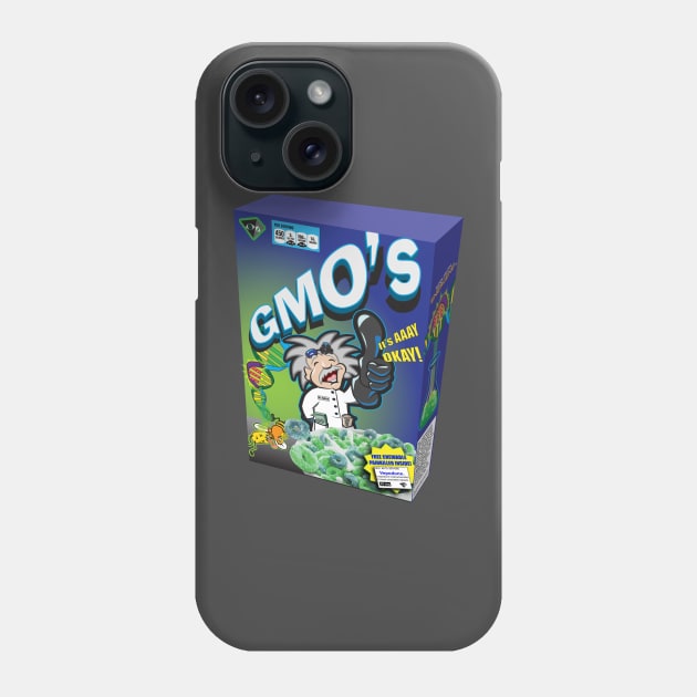 GMO's Cereal Phone Case by SteveGrime