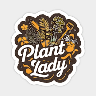 Plant Lady | Gardening Magnet