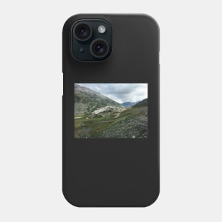 Granite Rock Formations on Greina High Plain (Ticino, Switzerland) Phone Case