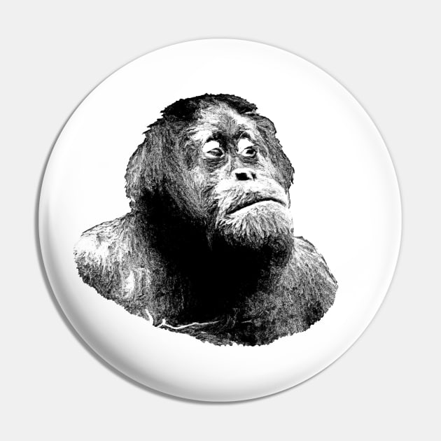 Orangutan Pin by Guardi