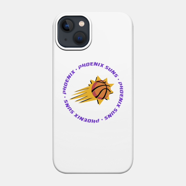 phoenix suns circle purple - Phoenix Suns - Phone Case