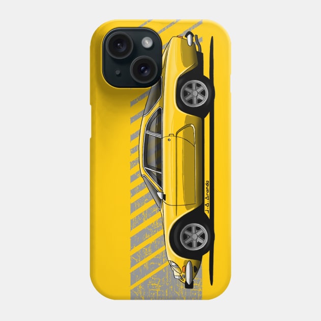 The beautiful and light classic french sports car Phone Case by jaagdesign