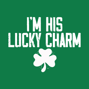 I'm her Shamrock I'm His Lucky Charm Shirt, St Patricks Day Couple Matching, His and Hers St Pattys Tee, Lucky, Shamrock T-Shirt