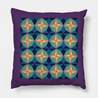 geometric mosaic Pillow