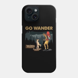 Go Wander a Dog Adventure Phone Case