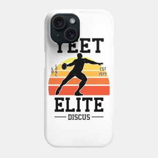 Yeet Elite Discus Athlete Retro Track N Field Athlete Phone Case