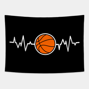 heartbeat basketball Tapestry