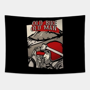 old biker Tapestry